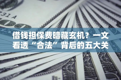 济南借钱担保费暗藏玄机？一文看透“合法”背后的五大关键陷阱