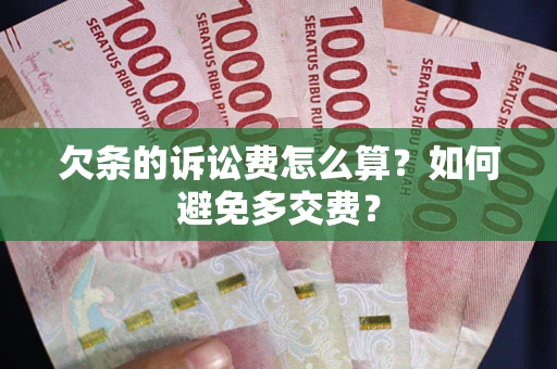 济南欠条的诉讼费怎么算？如何避免多交费？