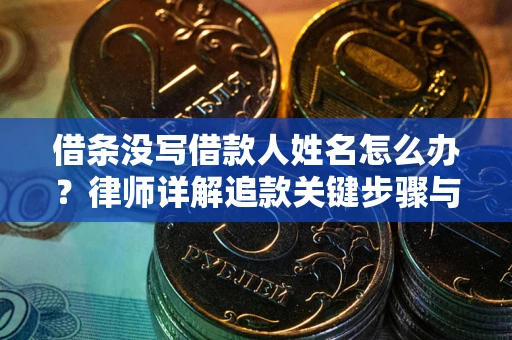 济南借条没写借款人姓名怎么办？律师详解追款关键步骤与证据链构建
