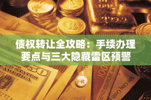 济南债权转让全攻略：手续办理要点与三大隐藏雷区预警